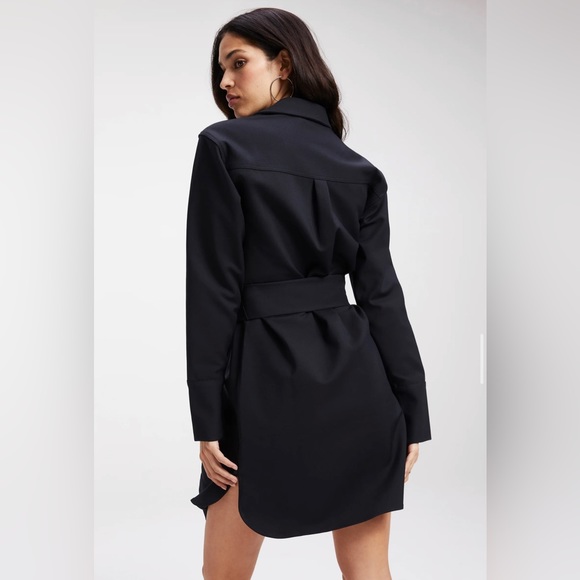 Good American Poplin Shirt Dress NWT - Picture 5 of 13